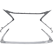 Upper and Lower Grille Trim, Chrome