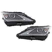 Driver and Passenger Side LED With bulb(s), Canada Built Vehicle, For Models With Single Beam Headlight, Without Cold Climate Specification And Adaptive Headlight, OE Replacement