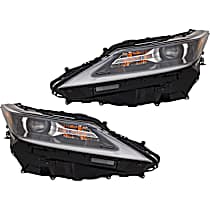 Driver and Passenger Side LED With bulb(s), Canada Built Vehicle, For models Without Headlight Washers, OE Replacement