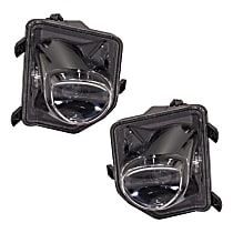 Driver and Passenger Side Halogen Corner Light, With bulb(s)