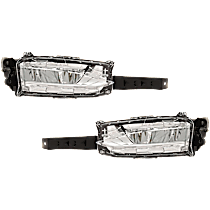 Front, Driver and Passenger Sides Fog Lights, with Bulbs, Halogen, For Models with F Sport Package
