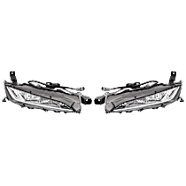 Front, Driver and Passenger Side LED Fog Light, With bulb(s), Japan Built Vehicle, OE Replacement, CAPA Certified