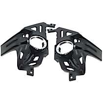 Driver and Passenger Side Fog Light Brackets, Primed, Canada Vehicle Built