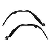 Front, Driver and Passenger Side, Rear Section Fender Liner, Production Date To January 19, 2019