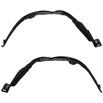 Front, Driver and Passenger Side, Rear Section Fender Liner, Production Date To January 19, 2019, CAPA Certified
