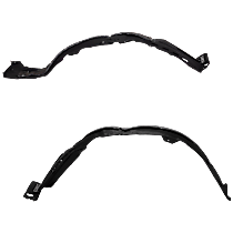 Front, Driver and Passenger Side, Rear Section Fender Liner, Production Date From January 19, 2019, CAPA Certified