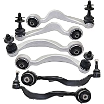 Front, Driver and Passenger Side, Upper and Lower Control Arm, Rear Wheel Drive