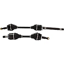 Front, Driver and Passenger Side Axle Assembly - New Set of 2