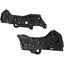 Front, Driver and Passenger Side Engine Splash Shield, Canada Built Vehicle