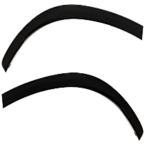 Rear, Driver and Passenger Side Fender Trim, Textured Black