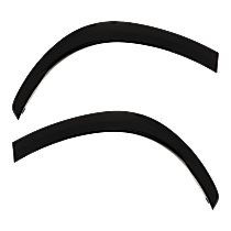 Rear, Driver and Passenger Side Fender Trim, Textured Black, CAPA Certified