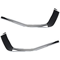 Front, Driver and Passenger Side, Lower Bumper Trim