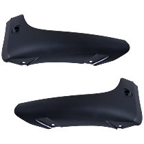 Front, Driver and Passenger Side Bumper Trim, For Models With Park Distance Control Sensor Holes, Without John Cooper Works Package, Primed