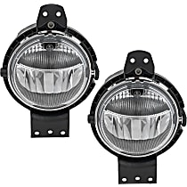 Front, Driver and Passenger Side Fog Lights, With Bulb(s), Halogen, CAPA CERTIFIED