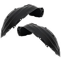 Front, Driver and Passenger Side, Rear Section Fender Liner CAPA Certified