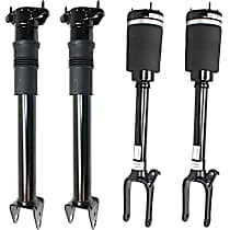 Front and Rear, Driver and Passenger Side Shock and Bare Struts, For Models without Adaptive Damping System (ADS)