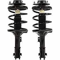 Front, Driver and Passenger Side Fully Loaded Strut, Hatchback