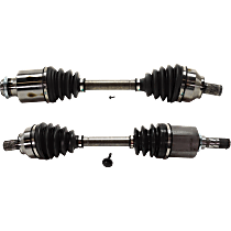 Front, Driver and Passenger Side Axle Assembly, Automatic Transmission