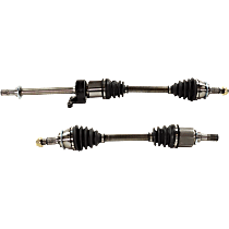 Front, Driver and Passenger Side Axle Assembly, Naturally Aspirated, Automatic CVT Transmission