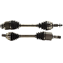 Front, Driver and Passenger Side Axle Assembly, Manual Transmission