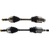 Front, Driver and Passenger Side Axle Assembly, Automatic Transmission
