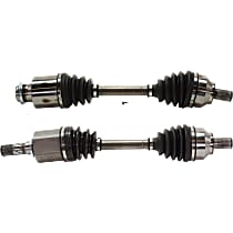 Front, Driver and Passenger Side Axle Assembly, Automatic Transmission