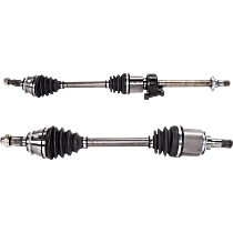 Front, Driver and Passenger Side Axle Assembly, Naturally Aspirated, Manual Transmission
