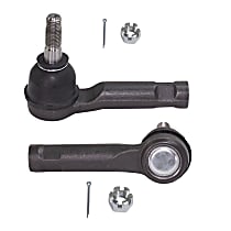 Front, Driver and Passenger Side, Outer Tie Rod End