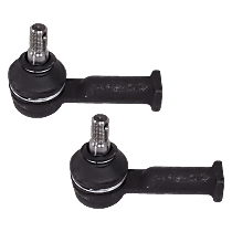 Front, Driver and Passenger Side, Outer Tie Rod Ends