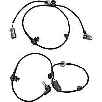 Front, Driver and Passenger Side ABS Speed Sensor Set of 2