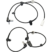 Front, Driver and Passenger Side ABS Speed Sensor Set of 2