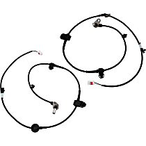 Rear, Driver and Passenger Side ABS Speed Sensors, All Wheel Drive
