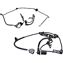 Rear, Driver and Passenger Side ABS Speed Sensor, includes abs wheel speed sensor wire harness