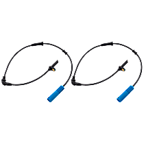 Front, Driver and Passenger Side ABS Speed Sensor Set of 2