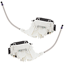 Front, Driver and Passenger Side Door Lock Actuators, For Models Without Keyless Go System