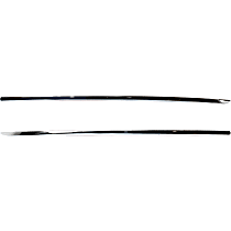 Rear, Driver and Passenger Side Door Molding and Beltlines, Chrome