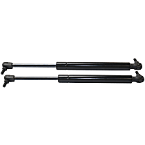 Driver and Passenger Side Liftgate Lift Support, Hatchback, For Models With Spoiler