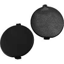 Rear, Driver and Passenger Side Tow Eye Covers, Primed, Japan Built Vehicle