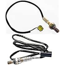 Before Catalytic Converter, Front and Rear Oxygen Sensors, 4-Wire, 6 Cylinder, 3.0L Engine