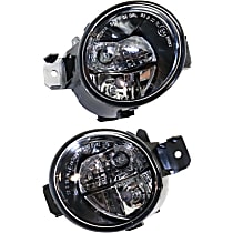Front, Driver and Passenger Side Fog Lights, With bulb(s), Halogen, For Models With Daytime Running Lights