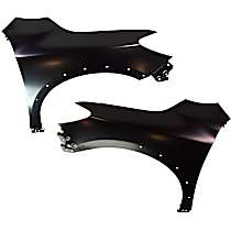 Front, Driver and Passenger Side Fender, For Models With Wheel Opening Molding