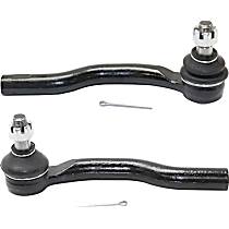 Front, Driver and Passenger Side, Outer Tie Rod End