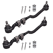 Tie Rod Assembly - Front, Driver and Passenger Side, Inner and Outer, Set of 2