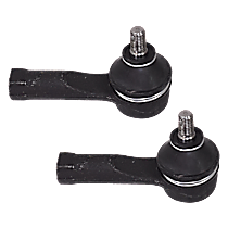 Front, Driver and Passenger Side, Outer Tie Rod Ends