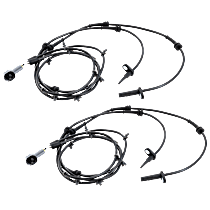 Rear, Driver and Passenger Side ABS Speed Sensors