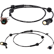 Rear, Driver and Passenger Side ABS Speed Sensor, Manual Transmission