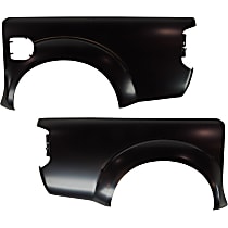 Rear, Driver and Passenger Side Quarter Panel