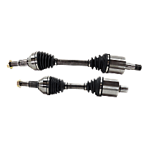 Front, Driver and Passenger Side Axle Assembly - New Set of 2