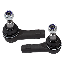 Front, Driver and Passenger Side, Outer Tie Rod Ends