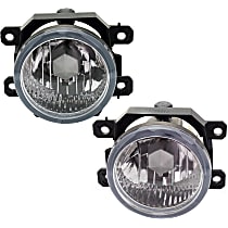 Front, Driver and Passenger Side Fog Lights, With Bulb(s), CAPA CERTIFIED